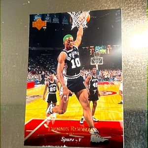 🏀RARE 1995 DENNIS RODMAN UPPER DECK BASKETBALL CARD COLLECTORS CARD